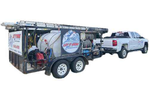 Let It Shine Pressure Washing Truck